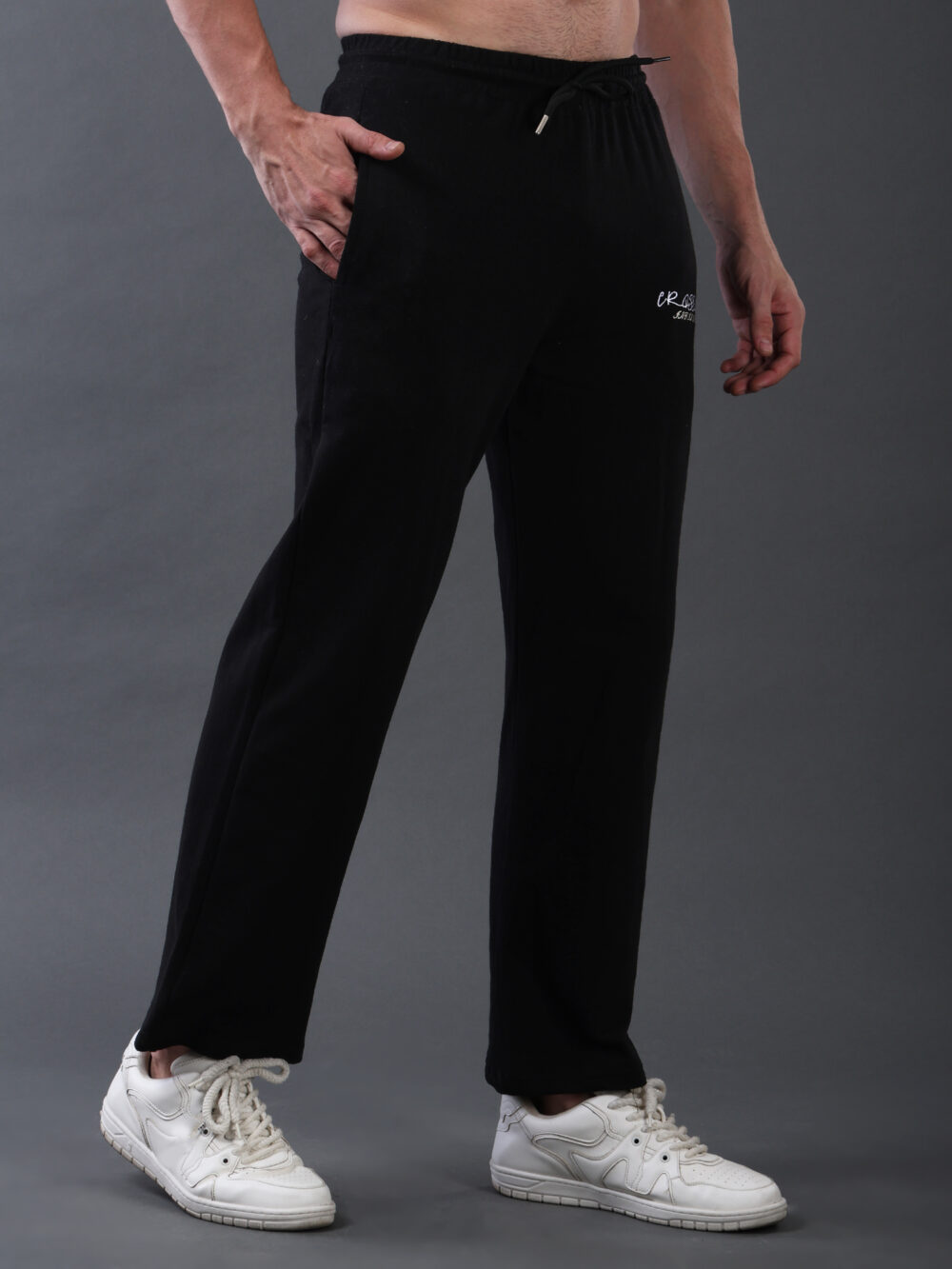 Crosslyn Embroidered Oversized Trousers