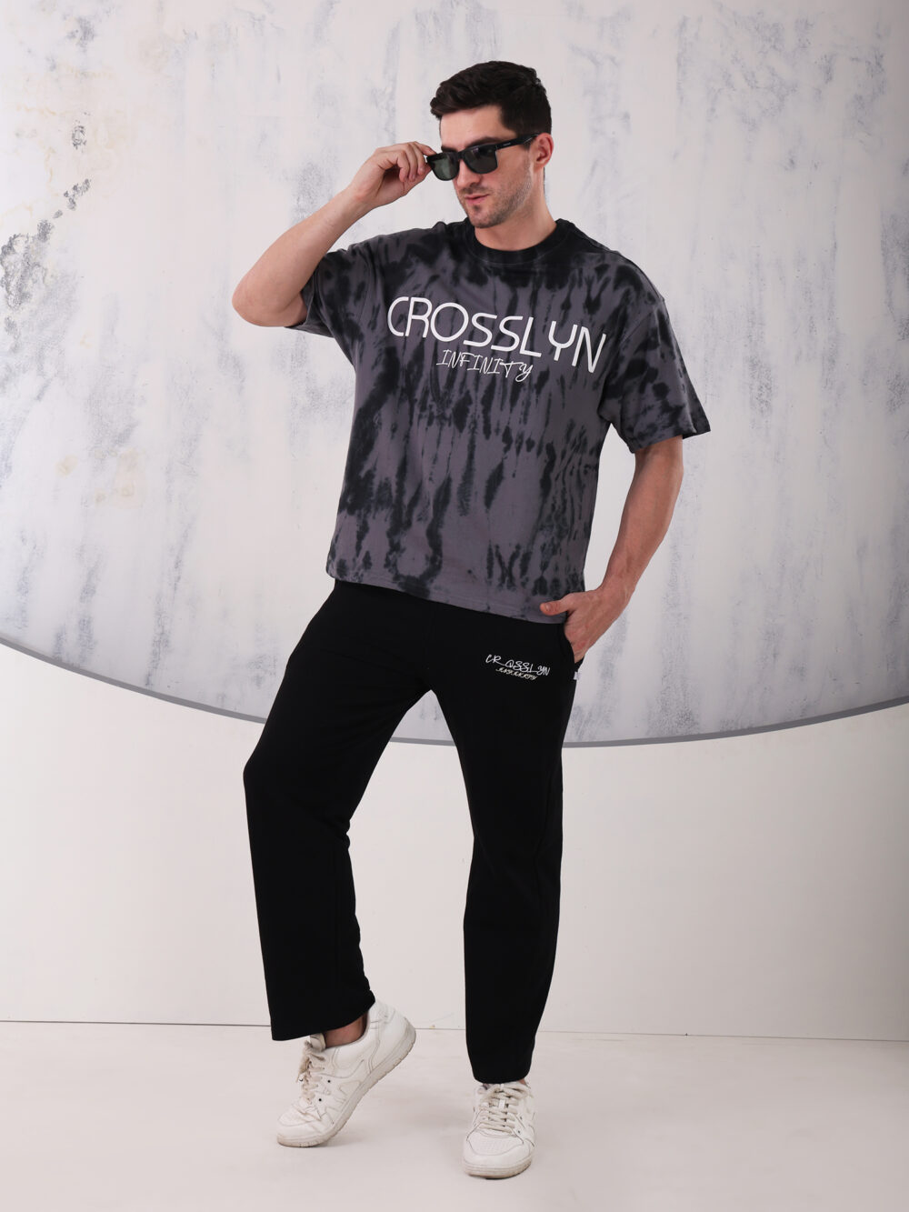 Black & Charcoal Boxes – Oversized Box Fit T-Shirt